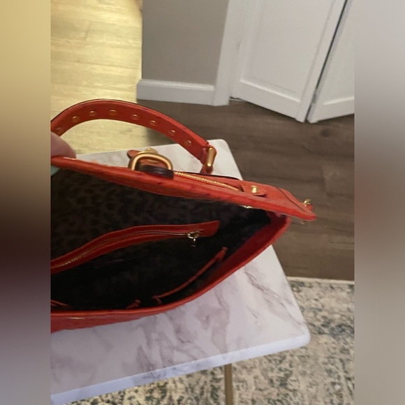 Rebecca Minkoff Ostrich Sachel Bag - Picture 6 of 12